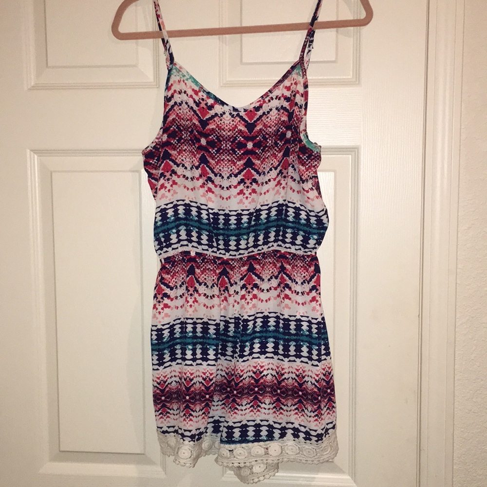 Multi-Color Romper